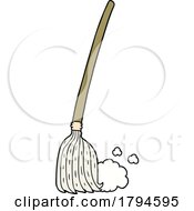 Poster, Art Print Of Cartoon Magic Self Sweeping Broom