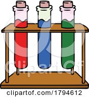 Cartoon Test Tubes by lineartestpilot