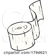 Cartoon Toilet Paper Roll