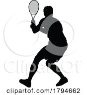 07/30/2023 - Tennis Silhouette Sport Player Man