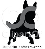 07/30/2023 - Dog Silhouette Pet Animal