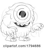 07/30/2023 - Monster Alien Cute Cartoon Funny Character Mascot