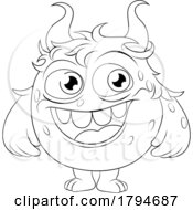 07/30/2023 - Monster Alien Cute Cartoon Funny Character Mascot