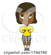 Clipart Cartoon Woman by lineartestpilot