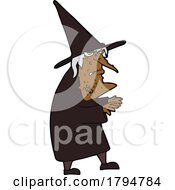 Poster, Art Print Of Clipart Cartoon Witch