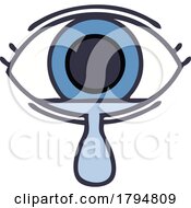 Clipart Cartoon Watery Eye