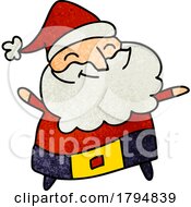 Clipart Cartoon Christmas Santa