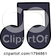 Clipart Cartoon Music Notes by lineartestpilot
