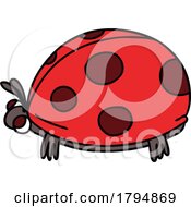 Clipart Cartoon Ladybird by lineartestpilot