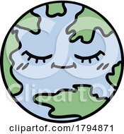 Poster, Art Print Of Clipart Cartoon Peaceful Earth