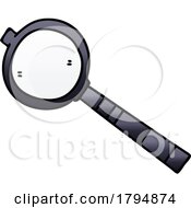 Clipart Cartoon Magnifying Glass by lineartestpilot