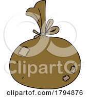 Clipart Cartoon Sack