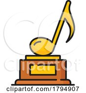 Poster, Art Print Of Music Trophy