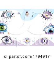 Poster, Art Print Of Witchcraft Eyes Background