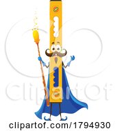 Wizard Level Tool Mascot by Vector Tradition SM