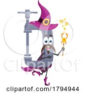 Poster, Art Print Of Clamp Tool Mascot