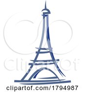 Eiffel Tower In Paris France