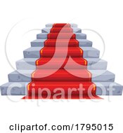 Poster, Art Print Of Red Carpet Stairs