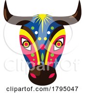 Poster, Art Print Of Bull Barranquilla Carnival Animal Mask