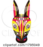 Poster, Art Print Of Donkey Barranquilla Carnival Animal Mask