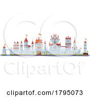 Poster, Art Print Of Castle With A Moat
