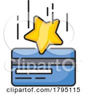 Star And Credit Card Icon by Vector Tradition SM