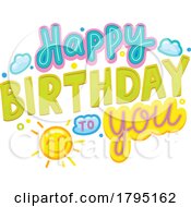 Happy Birthday Greeting by Vector Tradition SM