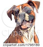 Poster, Art Print Of Boxer Dog