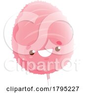 Cotton Candy Food Mascot by Vector Tradition SM