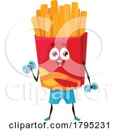 Poster, Art Print Of French Fry Food Mascot