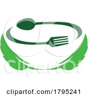 Vegan Organic Green Food Logo