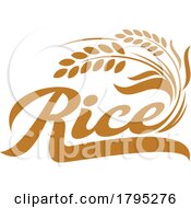 Poster, Art Print Of Rice Design