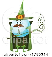 Poster, Art Print Of Wizard Micro Nutrient Mascot