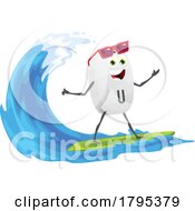 Surfing Micro Nutrient Mascot