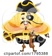 Pirate Conchiglioni Shell Pasta Food Mascot