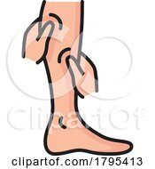 Poster, Art Print Of Hands Massaging A Leg