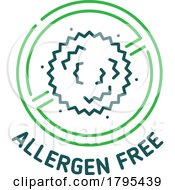Poster, Art Print Of Allergen Free Label