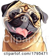 Poster, Art Print Of Pug Dog