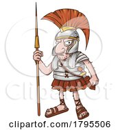 Cartoon Roman Centurion by Domenico Condello