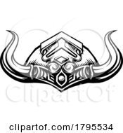 Poster, Art Print Of Viking Warrior Helmet