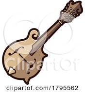 Poster, Art Print Of Bluegrass Mandolin Instrument Icon