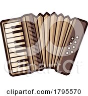 Poster, Art Print Of Piano Accordion Instrument Icon