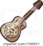 Poster, Art Print Of Resonator Guitar Instrument Icon