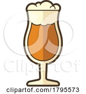 Poster, Art Print Of Icon Of Beer In A Tulip Glass