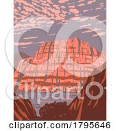Poster, Art Print Of Snow Canyon State Park In Washington County Utah Usa Wpa Art Poster