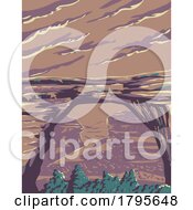 Poster, Art Print Of Sipapu Natural Bridge In Natural Bridges National Monument Utah Usa Wpa Art Poster