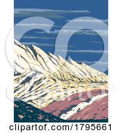 Poster, Art Print Of Navajo Sandstone At San Rafael Swell Eastern Utah Usa Wpa Art Poster
