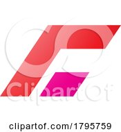 Poster, Art Print Of Red And Magenta Rectangular Italic Letter C Icon