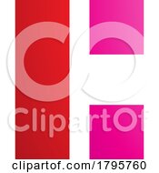 Red And Magenta Rectangular Letter C Icon