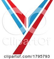 Red And Blue Uppercase Letter Y Icon